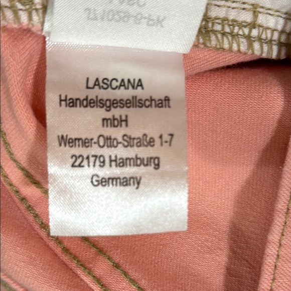 Lascana By VENUS Pink Jean Shorts Cuffed Hem Summer Style SKU0332 - Picture 5 of 9